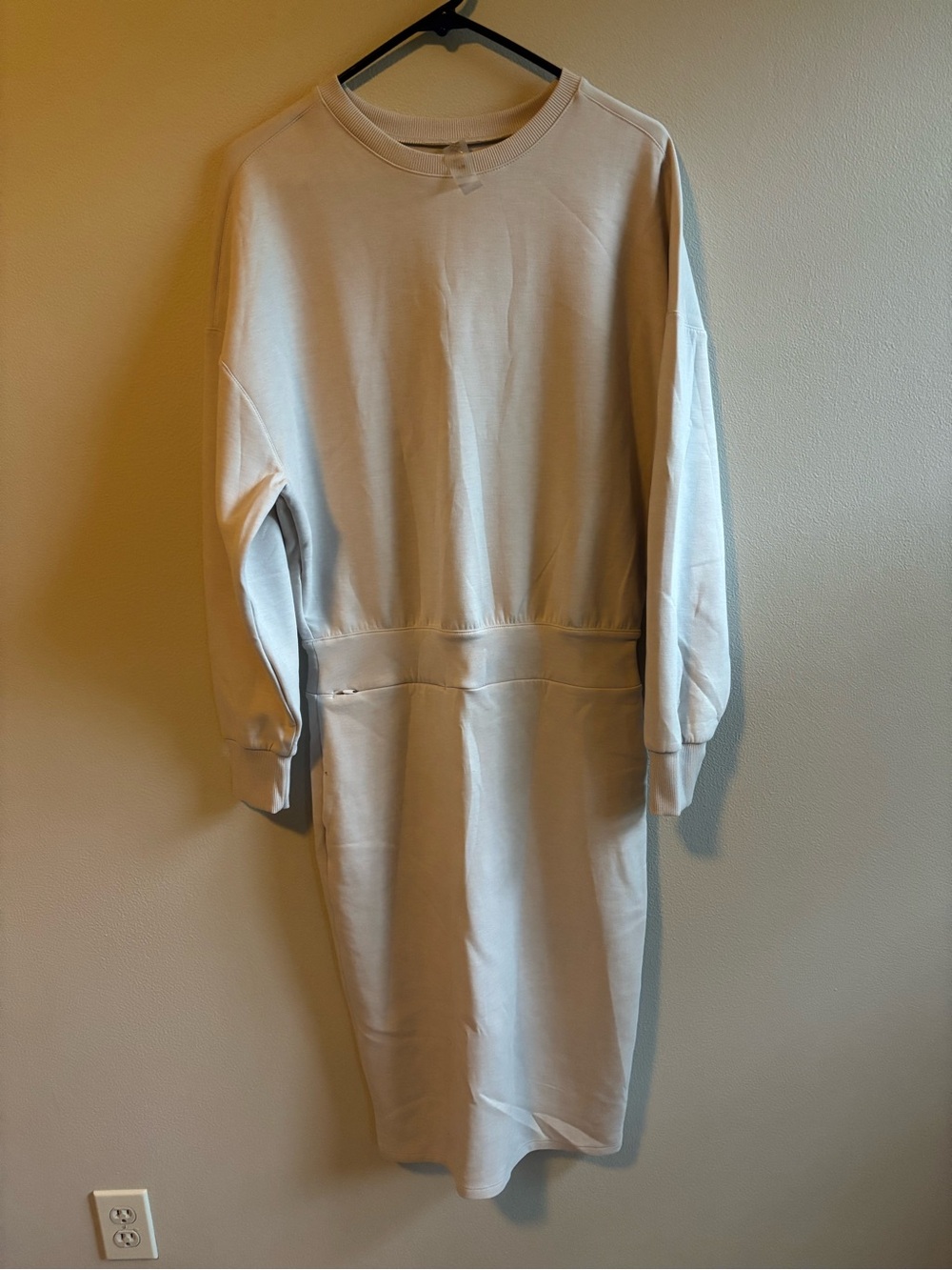 RHONE Dreamglow Long Sleeve Scuba Dress in Sand - Picture 2 of 7